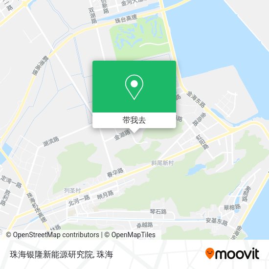 珠海银隆新能源研究院地图