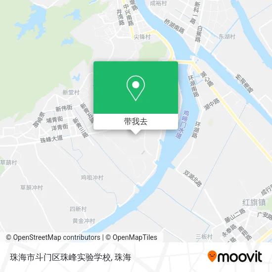 珠海市斗门区珠峰实验学校地图