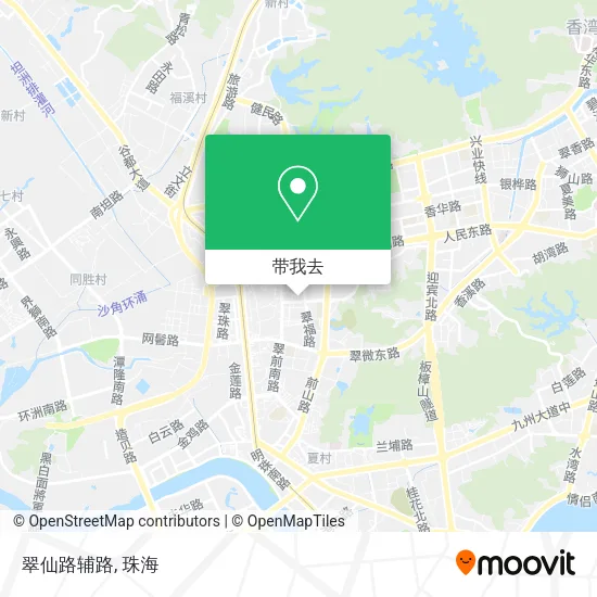 翠仙路辅路地图