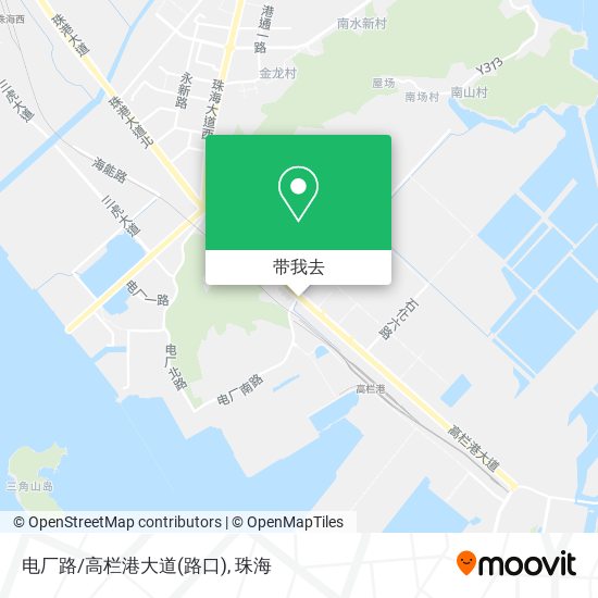 电厂路/高栏港大道(路口)地图