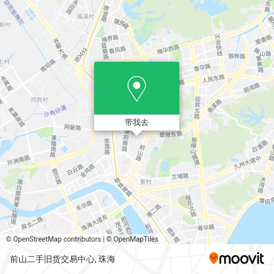 前山二手旧货交易中心地图