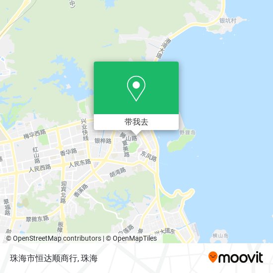 珠海市恒达顺商行地图