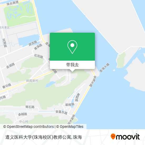 遵义医科大学(珠海校区)教师公寓地图
