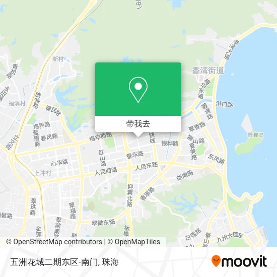 五洲花城二期东区-南门地图