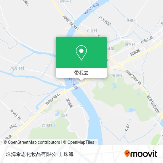 珠海希恩化妆品有限公司地图