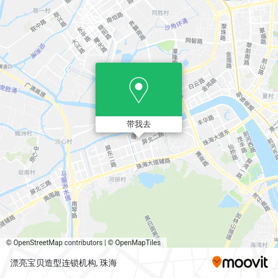 漂亮宝贝造型连锁机构地图