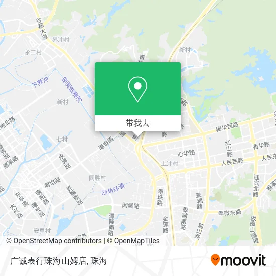 广诚表行珠海山姆店地图
