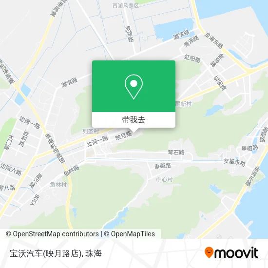 宝沃汽车(映月路店)地图