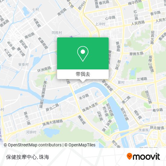 保健按摩中心地图
