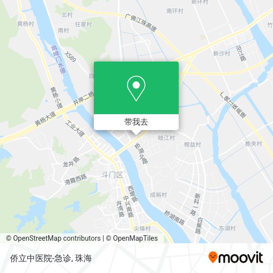 侨立中医院-急诊地图