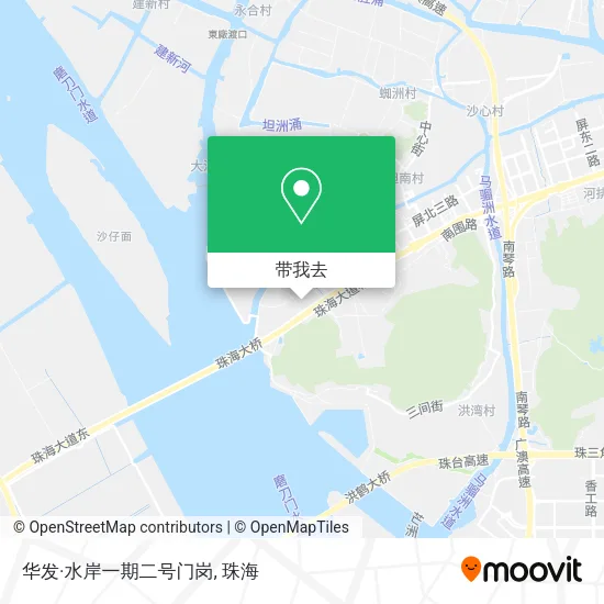 华发·水岸一期二号门岗地图