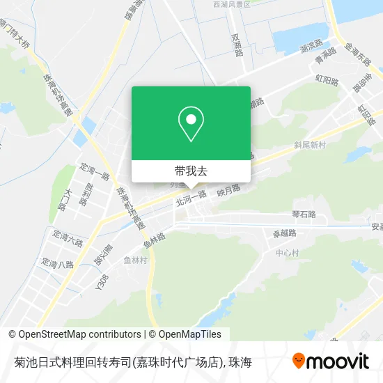 菊池日式料理回转寿司(嘉珠时代广场店)地图