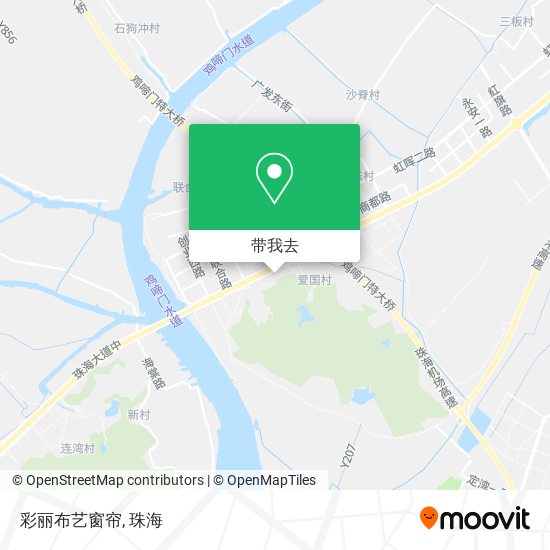 彩丽布艺窗帘地图