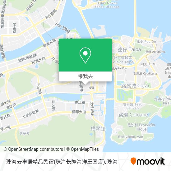 珠海云丰居精品民宿(珠海长隆海洋王国店)地图