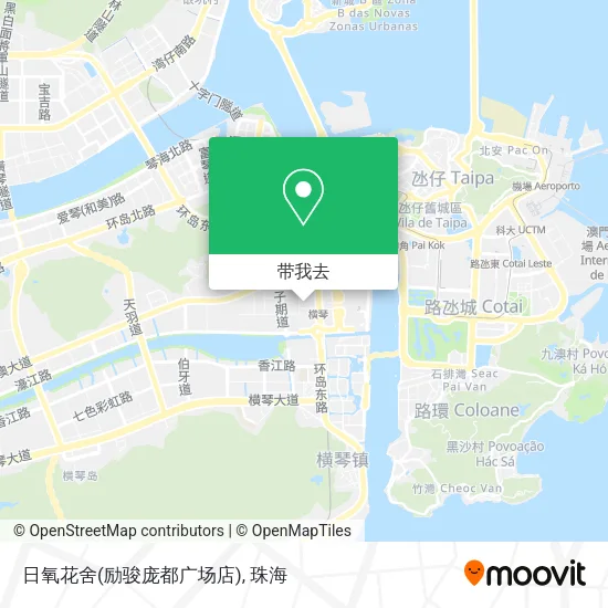日氧花舍(励骏庞都广场店)地图