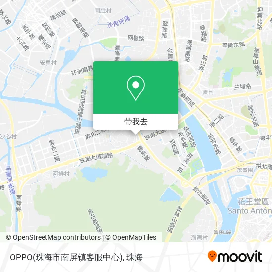 OPPO(珠海市南屏镇客服中心)地图