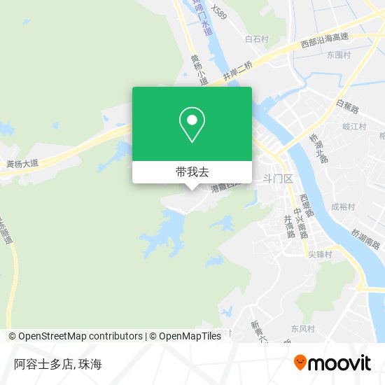 阿容士多店地图