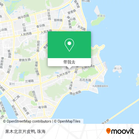 果木北京片皮鸭地图