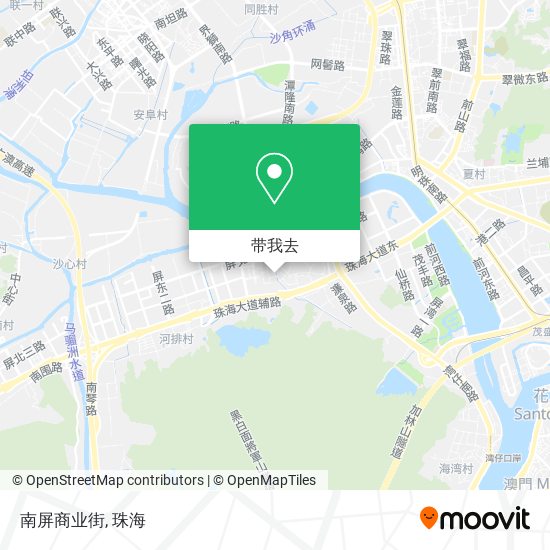 南屏商业街地图