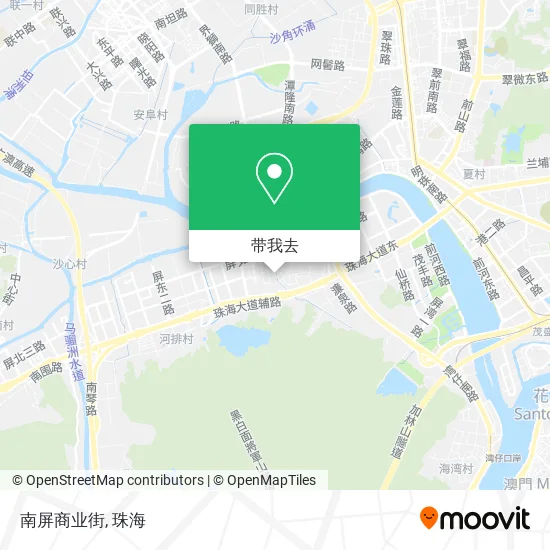 南屏商业街地图