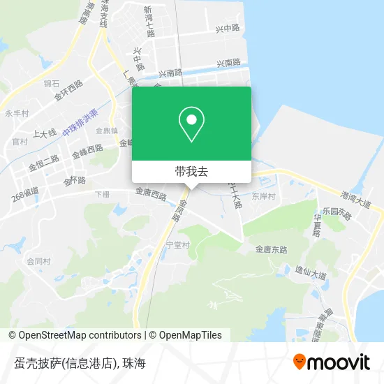 蛋壳披萨(信息港店)地图