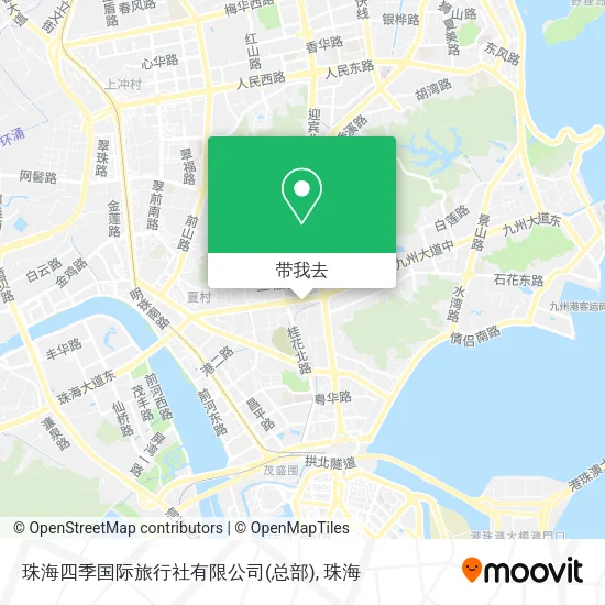 珠海四季国际旅行社有限公司(总部)地图