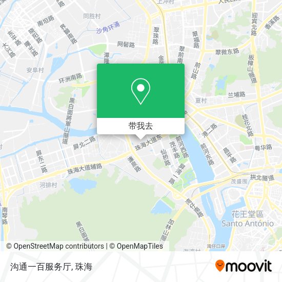 沟通一百服务厅地图