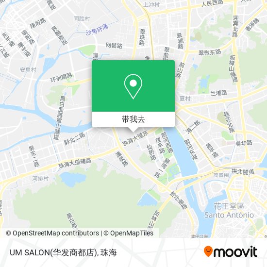 UM SALON(华发商都店)地图