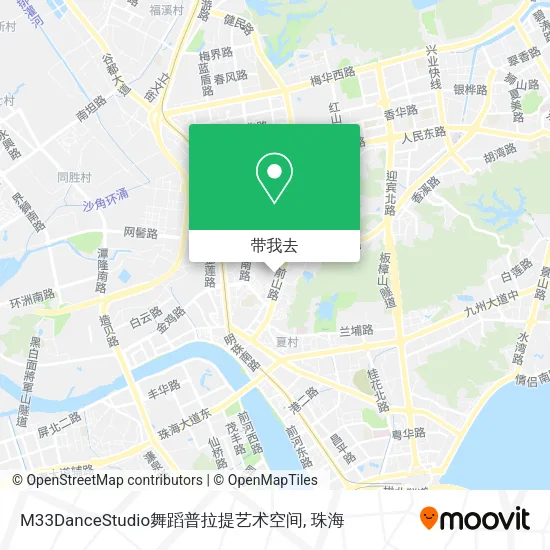 M33DanceStudio舞蹈普拉提艺术空间地图