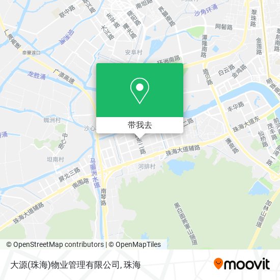 大源(珠海)物业管理有限公司地图