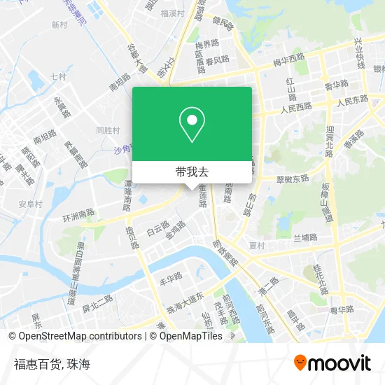 福惠百货地图