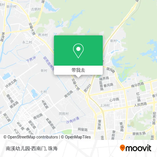 南溪幼儿园-西南门地图