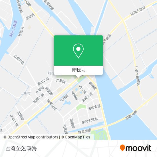 金湾立交地图