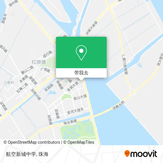 航空新城中学地图