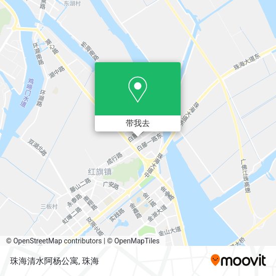 珠海清水阿杨公寓地图