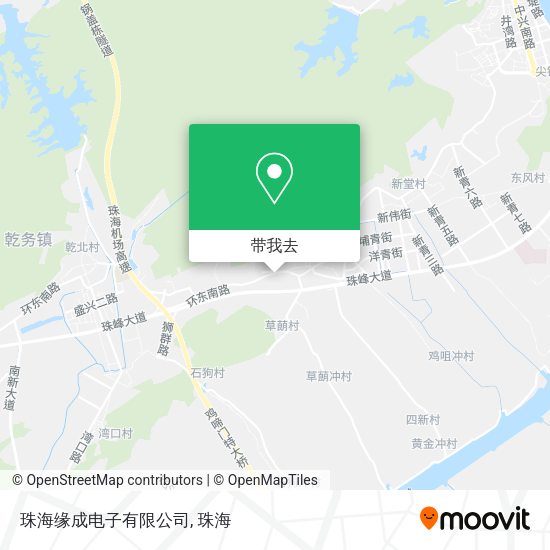 珠海缘成电子有限公司地图