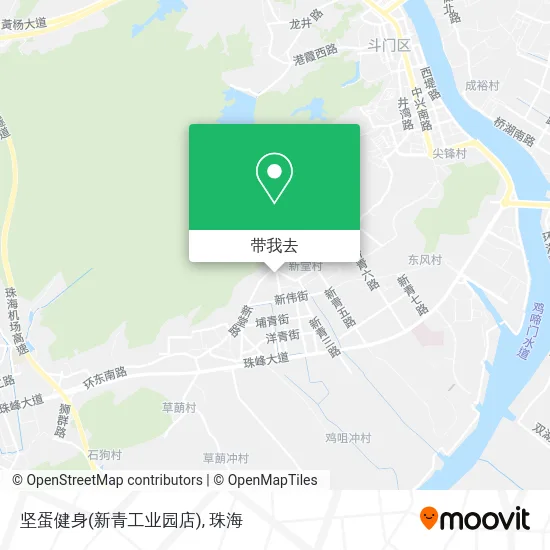 坚蛋健身(新青工业园店)地图