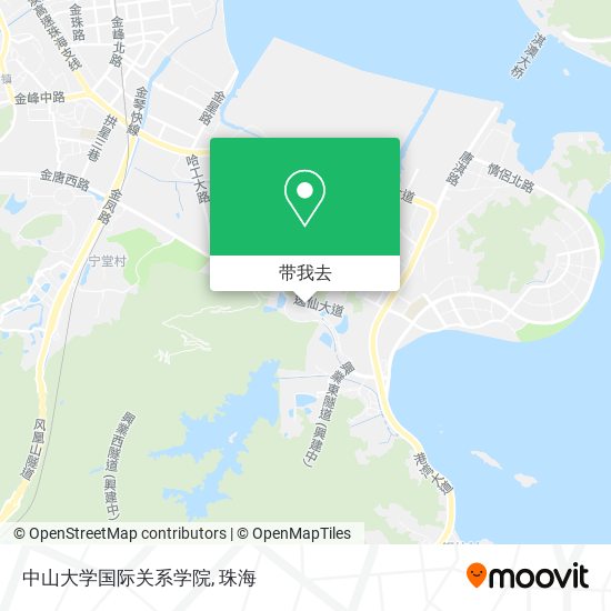 中山大学国际关系学院地图