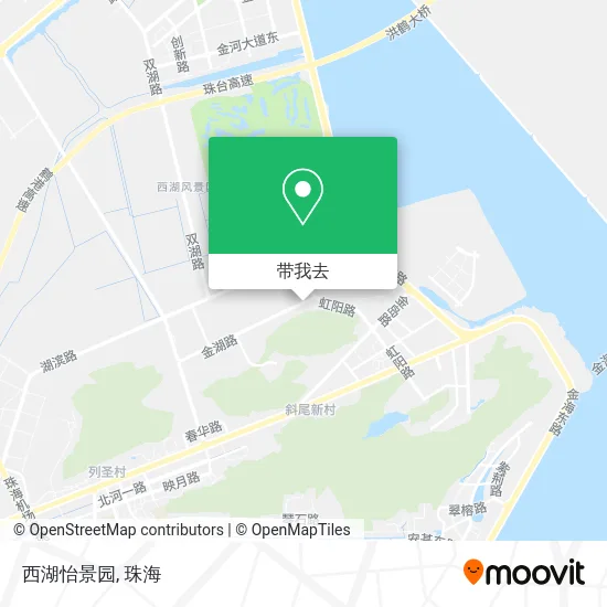 西湖怡景园地图