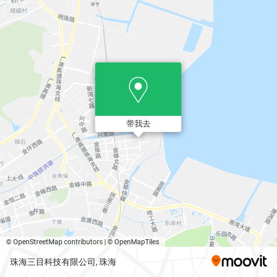 珠海三目科技有限公司地图