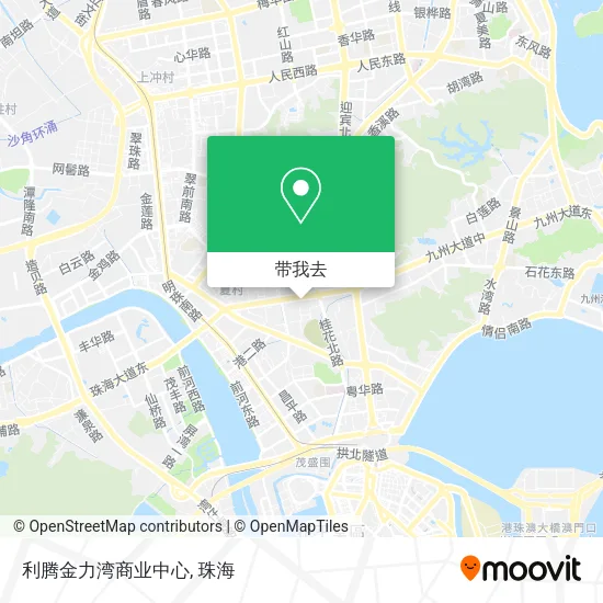 利腾金力湾商业中心地图