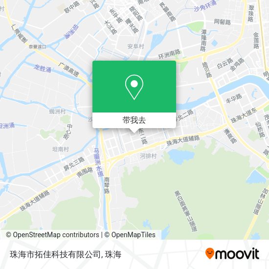 珠海市拓佳科技有限公司地图