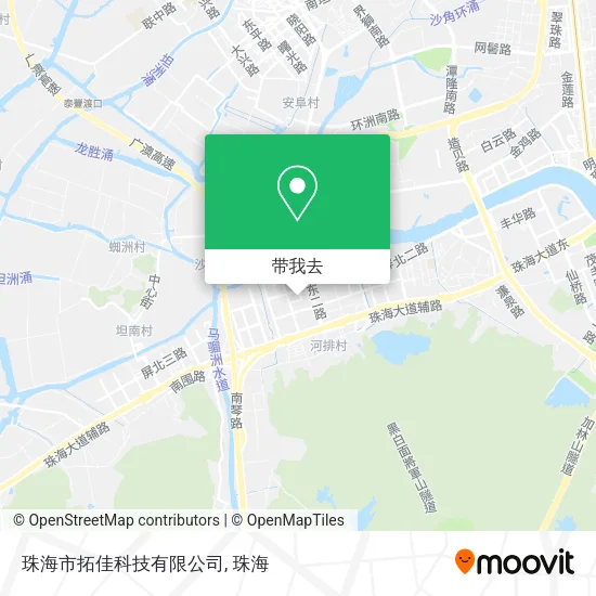 珠海市拓佳科技有限公司地图
