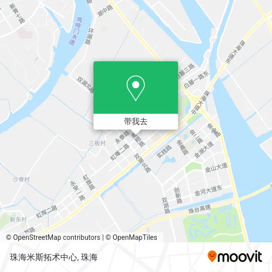 珠海米斯拓术中心地图