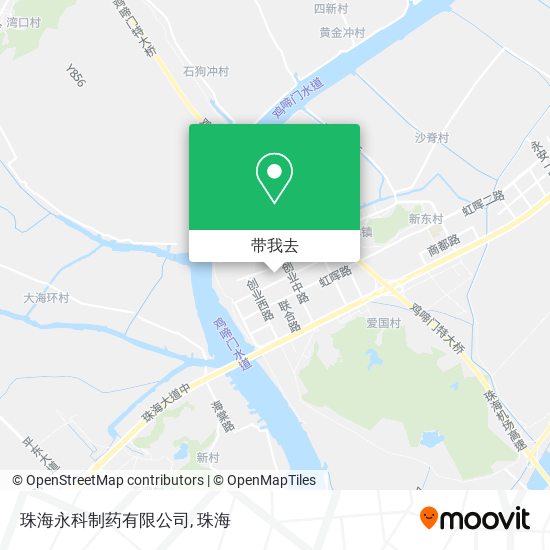 珠海永科制药有限公司地图