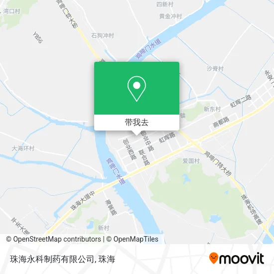 珠海永科制药有限公司地图
