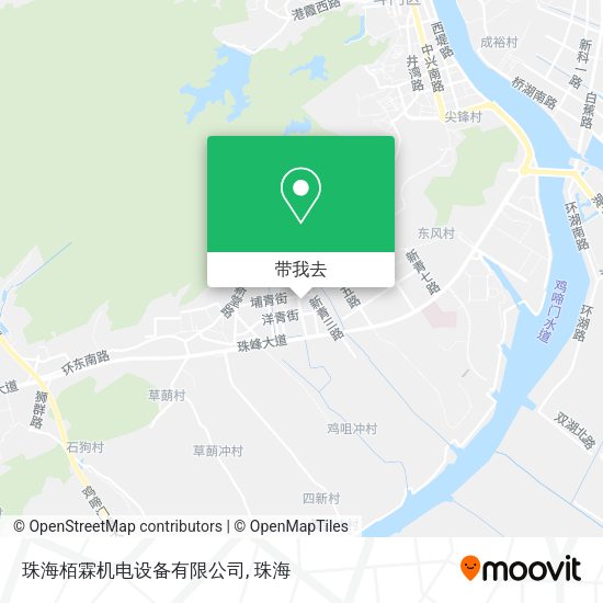 珠海栢霖机电设备有限公司地图
