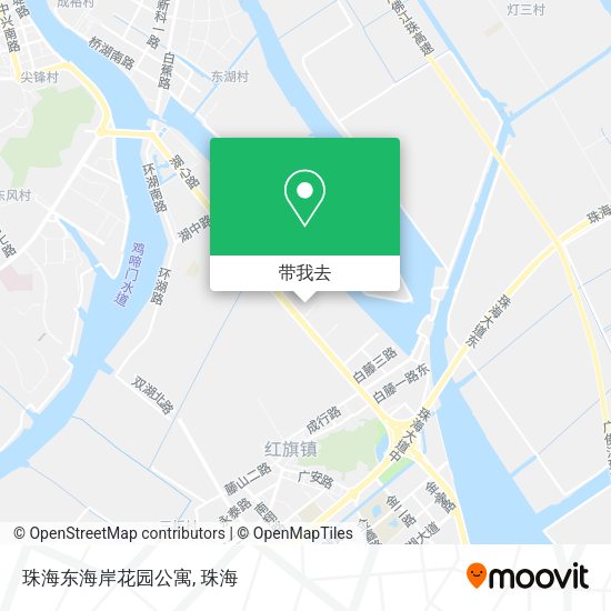 珠海东海岸花园公寓地图