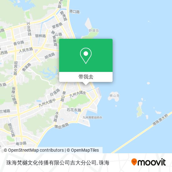 珠海梵樾文化传播有限公司吉大分公司地图