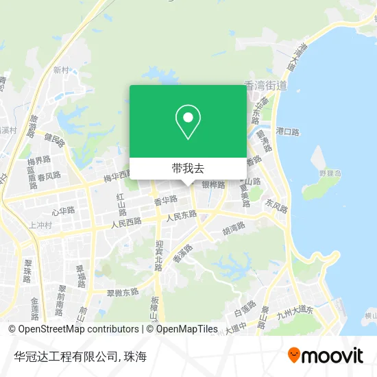 华冠达工程有限公司地图